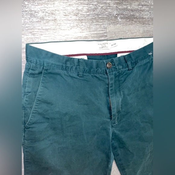 Club Monaco Connor Chinos, Modern Slim Fit, Sz 32/32 32W 32L Blue/teal - Picture 2 of 5